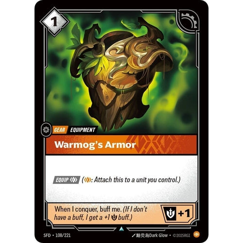 Image for Warmog's Armor (108/221) (Spiritforged) - Riftbound: League of Legends Trading Card Game