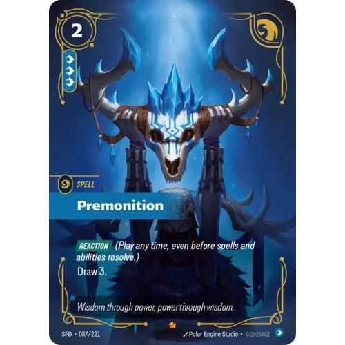 Image for Premonition (087/221) (Spiritforged) - Riftbound: League of Legends Trading Card Game