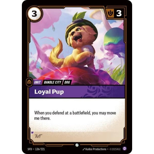 Image for Loyal Pup (126/221) (Spiritforged) - Riftbound: League of Legends Trading Card Game