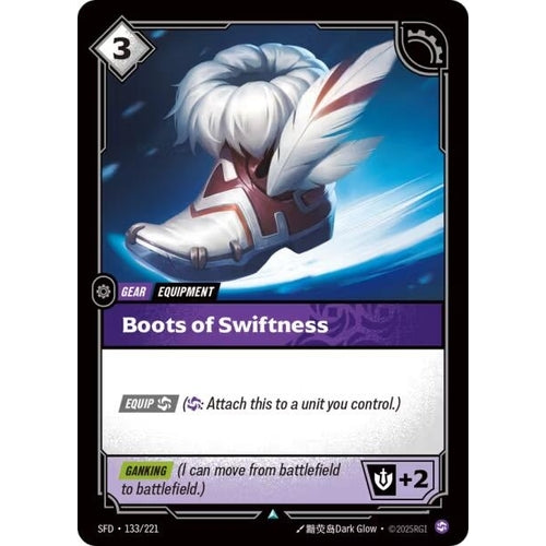 Image for Boots of Swiftness (133/221) (Spiritforged) - Riftbound: League of Legends Trading Card Game