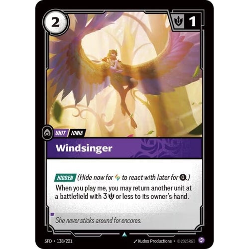 Image for Windsinger (138/221) (Spiritforged) - Riftbound: League of Legends Trading Card Game