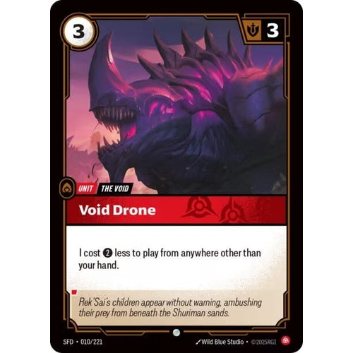 Image for Void Drone (010/221) (Spiritforged) - Riftbound: League of Legends Trading Card Game