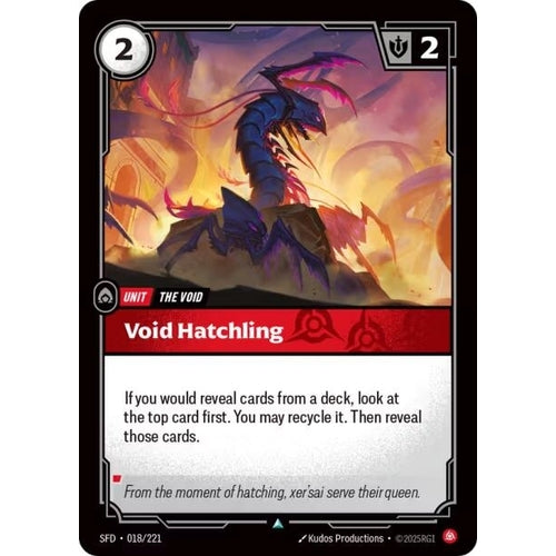 Image for Void Hatchling (018/221) (Spiritforged) - Riftbound: League of Legends Trading Card Game