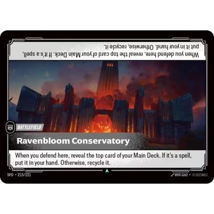 Image for Ravenbloom Conservatory (215/221) (Spiritforged) - Riftbound: League of Legends Trading Card Game