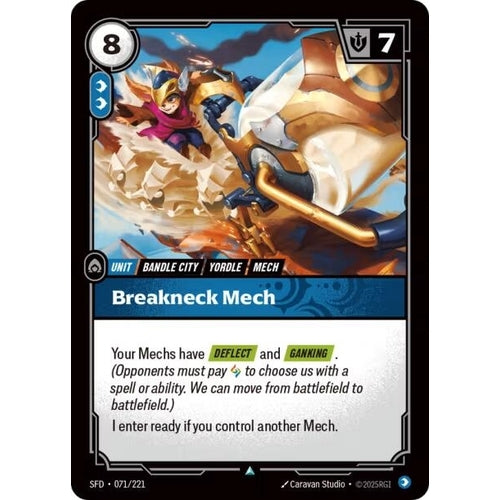 Image for Breakneck Mech (071/221) (Spiritforged) - Riftbound: League of Legends Trading Card Game