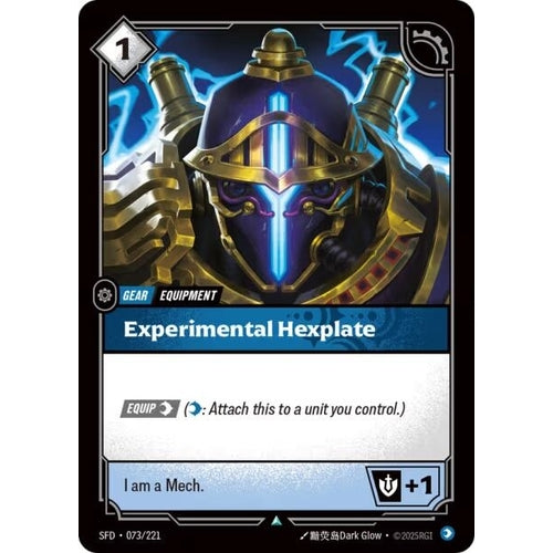 Image for Experimental Hexplate (073/221) (Spiritforged) - Riftbound: League of Legends Trading Card Game