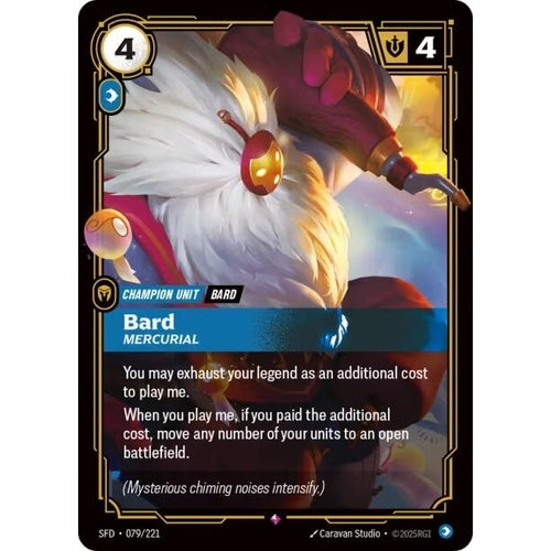 Image for Bard - Mercurial (079/221) (Spiritforged) - Riftbound: League of Legends Trading Card Game
