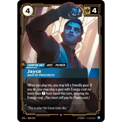 Image for Jayce - Man of Progress (084/221) (Spiritforged) - Riftbound: League of Legends Trading Card Game