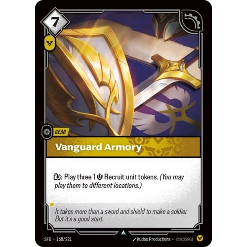 Image for Vanguard Armory (168/221) (Spiritforged) - Riftbound: League of Legends Trading Card Game