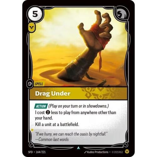 Image for Drag Under (164/221) (Spiritforged) - Riftbound: League of Legends Trading Card Game