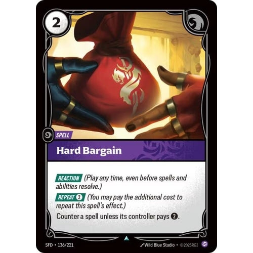 Image for Hard Bargain (136/221) (Spiritforged) - Riftbound: League of Legends Trading Card Game