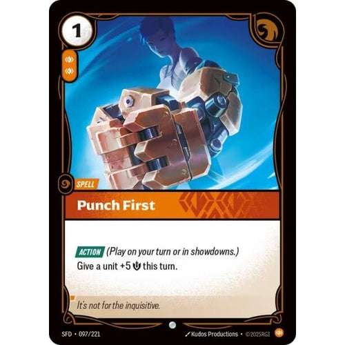 Image for Punch First (097/221) (Spiritforged) - Riftbound: League of Legends Trading Card Game