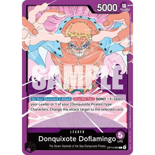 Image for Donquixote Doflamingo - OP14-060 (OP14-060) (The Azure Sea's Seven) - One Piece Card Game