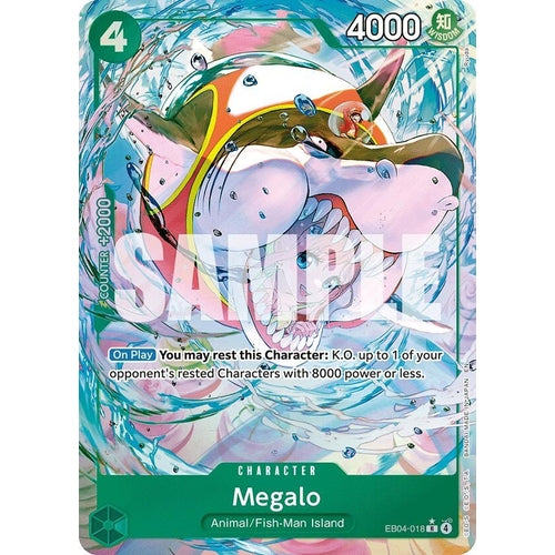 Image for Megalo (Alternate Art) (EB04-018) (The Azure Sea's Seven) - One Piece Card Game