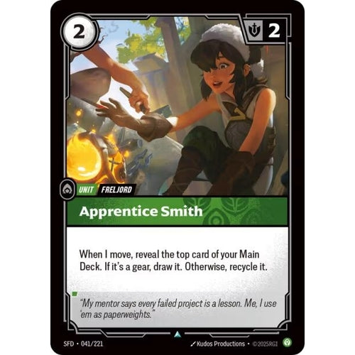 Image for Apprentice Smith (041/221) (Spiritforged) - Riftbound: League of Legends Trading Card Game