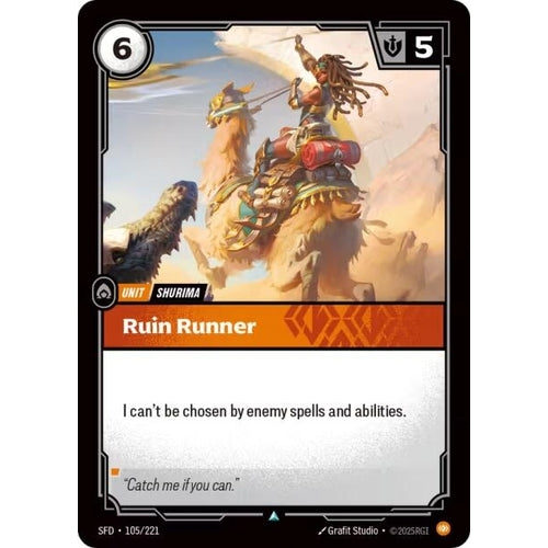 Image for Ruin Runner (105/221) (Spiritforged) - Riftbound: League of Legends Trading Card Game