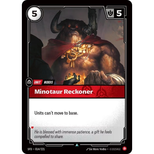 Image for Minotaur Reckoner (014/221) (Spiritforged) - Riftbound: League of Legends Trading Card Game