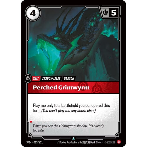 Image for Perched Grimwyrm (015/221) (Spiritforged) - Riftbound: League of Legends Trading Card Game