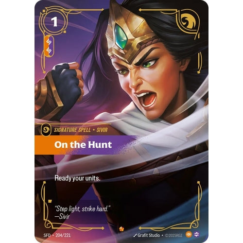 Image for On the Hunt (204/221) (Spiritforged) - Riftbound: League of Legends Trading Card Game