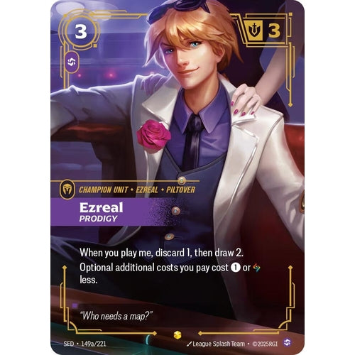 Image for Ezreal - Prodigy (Alternate Art) (149a/221) (Spiritforged) - Riftbound: League of Legends Trading Card Game