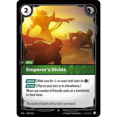 Image for Emperor's Divide (043/221) (Spiritforged) - Riftbound: League of Legends Trading Card Game