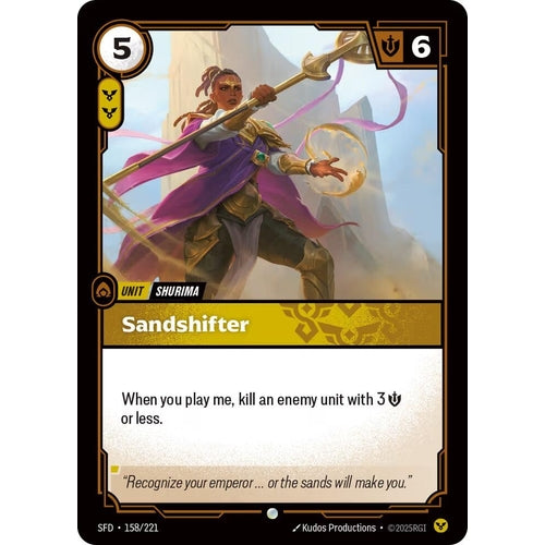 Image for Sandshifter (158/221) (Spiritforged) - Riftbound: League of Legends Trading Card Game