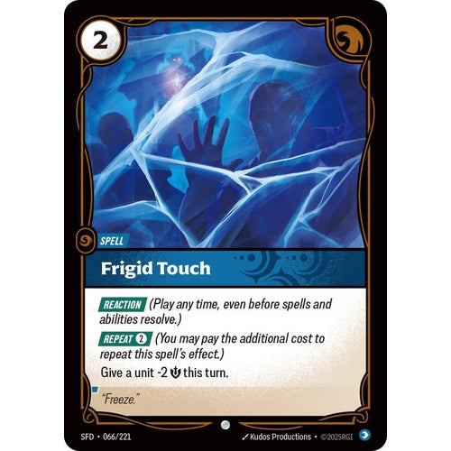 Image for Frigid Touch (066/221) (Spiritforged) - Riftbound: League of Legends Trading Card Game