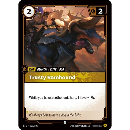 Image for Trusty Ramhound (159/221) (Spiritforged) - Riftbound: League of Legends Trading Card Game