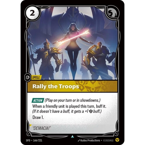 Image for Rally the Troops (166/221) (Spiritforged) - Riftbound: League of Legends Trading Card Game