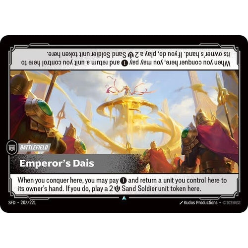 Image for Emperor's Dais (207/221) (Spiritforged) - Riftbound: League of Legends Trading Card Game