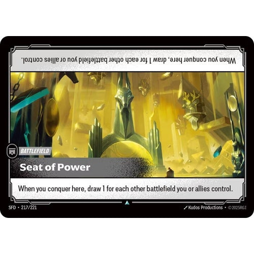 Image for Seat of Power (217/221) (Spiritforged) - Riftbound: League of Legends Trading Card Game