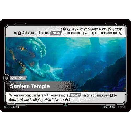 Image for Sunken Temple (218/221) (Spiritforged) - Riftbound: League of Legends Trading Card Game