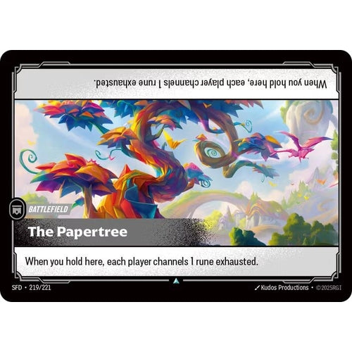 Image for The Papertree (219/221) (Spiritforged) - Riftbound: League of Legends Trading Card Game