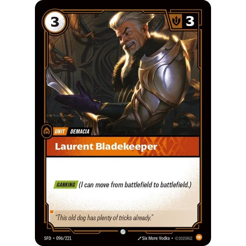 Image for Laurent Bladekeeper (096/221) (Spiritforged) - Riftbound: League of Legends Trading Card Game