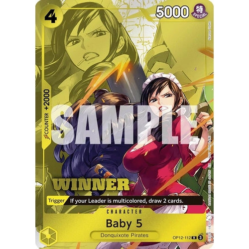 Image for Baby 5 (Winner Pack 2026 Vol. 1) (OP12-112) (One Piece Promotion Cards) - One Piece Card Game