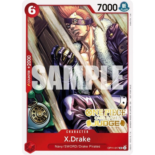 Image for X.Drake (Judge Pack Vol. 7) (OP11-017) (One Piece Promotion Cards) - One Piece Card Game