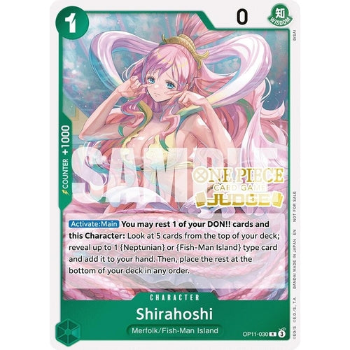 Image for Shirahoshi (Judge Pack Vol. 7) (OP11-030) (One Piece Promotion Cards) - One Piece Card Game