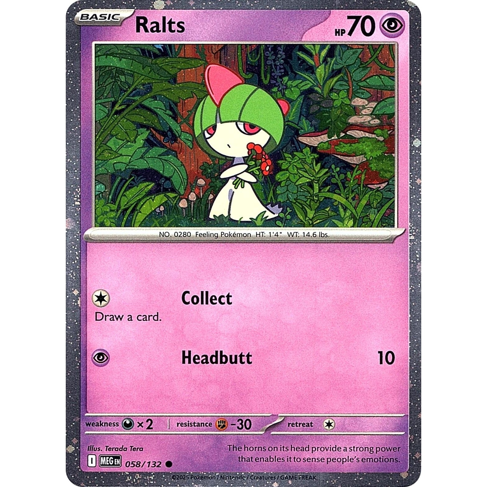 Ralts (Cosmos Holo) (058/132) (Miscellaneous Cards & Products) - PokéBox Australia