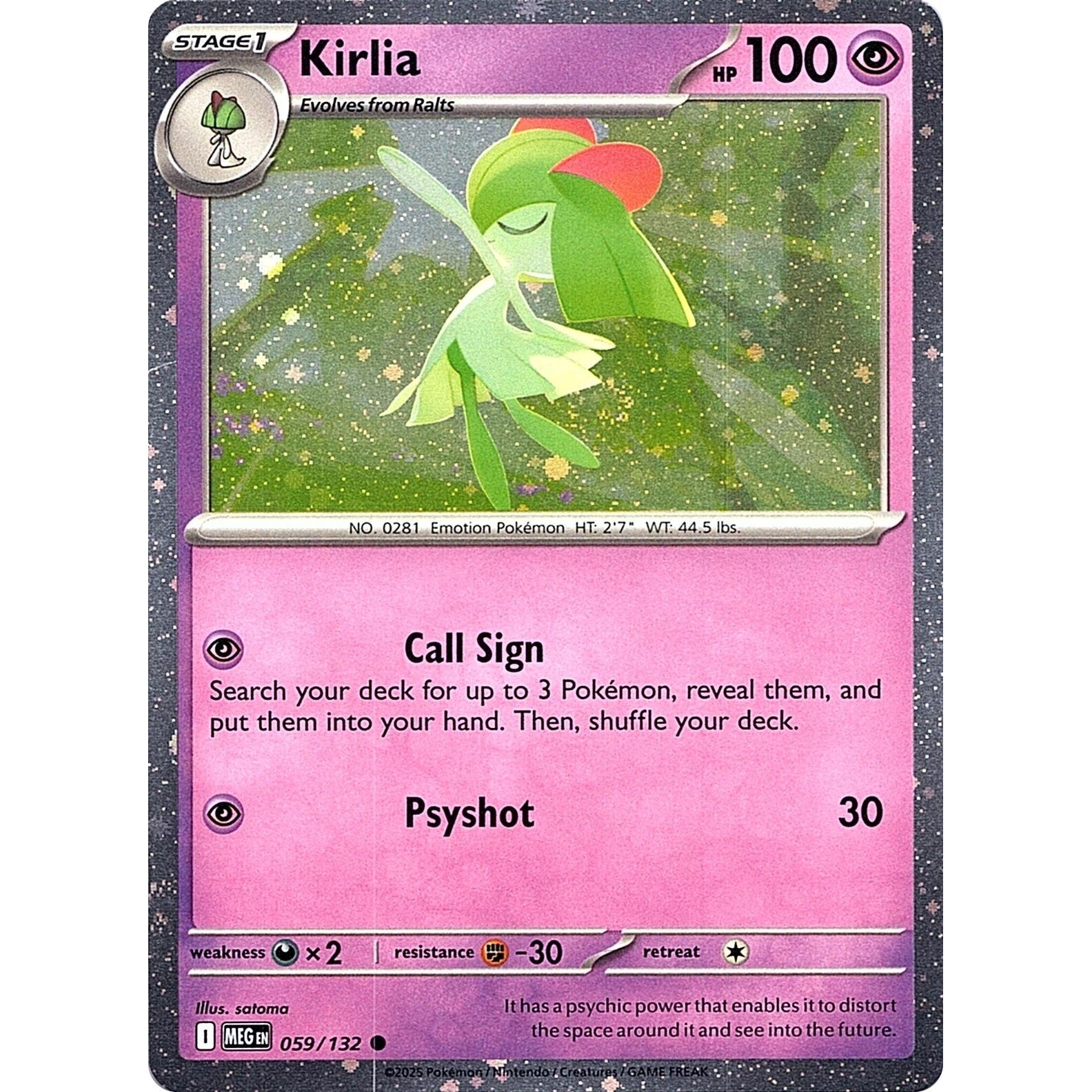 Kirlia (Cosmos Holo) (059/132) (Miscellaneous Cards & Products) - PokéBox Australia