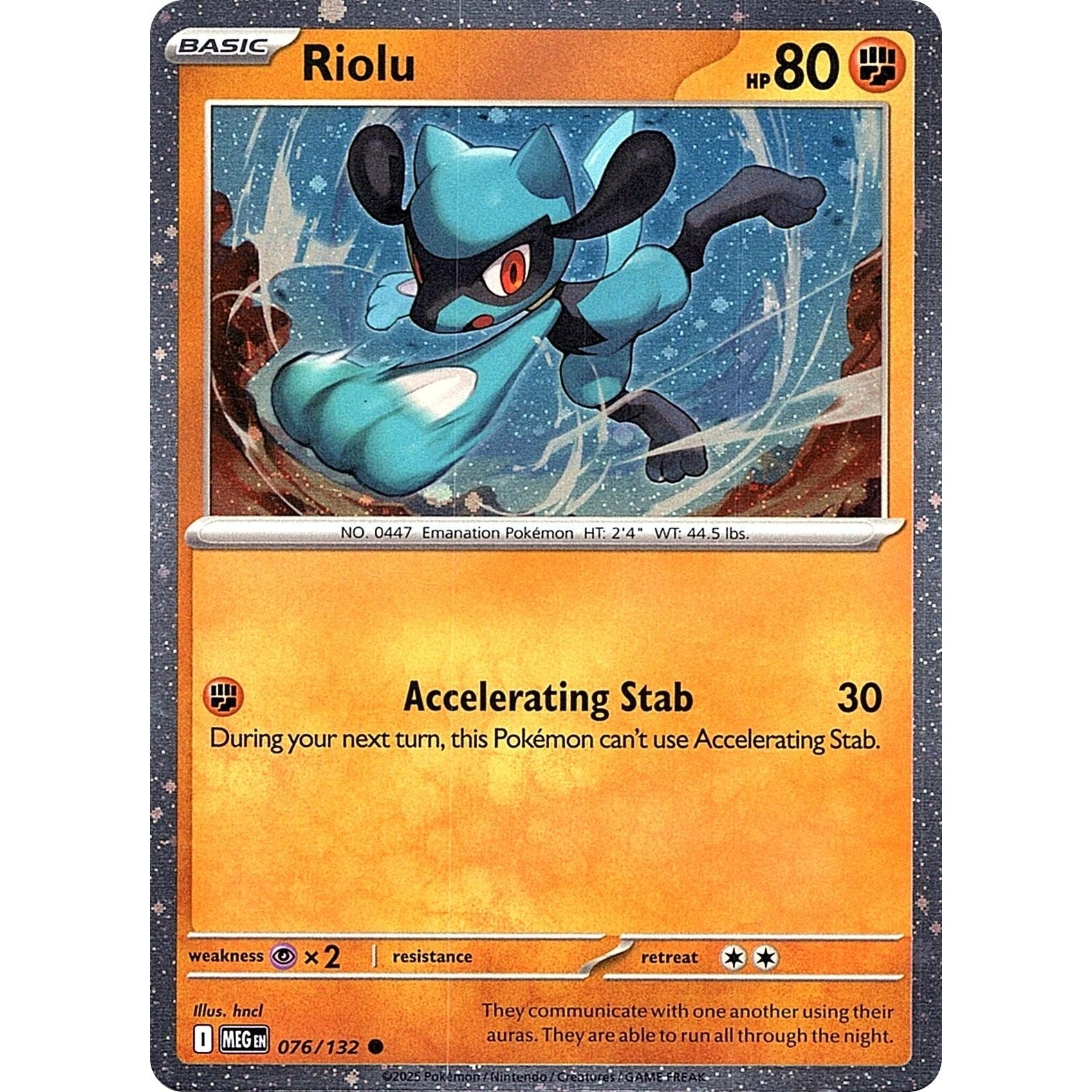 Riolu (Cosmos Holo) (076/132) (Miscellaneous Cards & Products) - PokéBox Australia