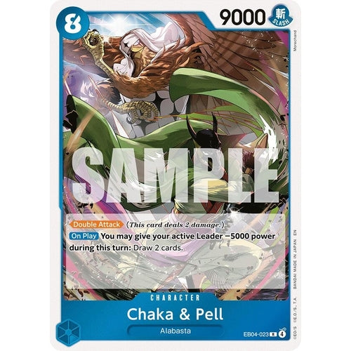 Image for Chaka & Pell - EB04-023 (EB04-023) (The Azure Sea's Seven) - One Piece Card Game