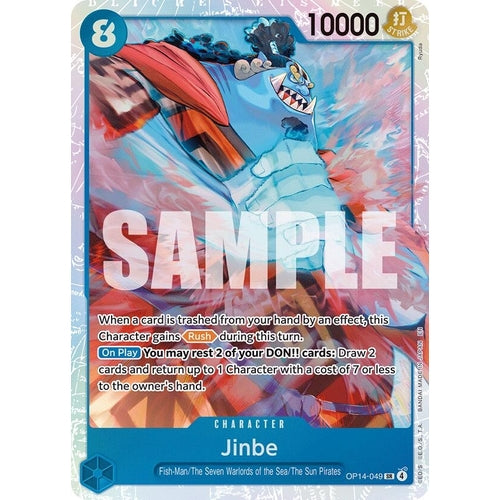 Image for Jinbe - OP14-049 (OP14-049) (The Azure Sea's Seven) - One Piece Card Game