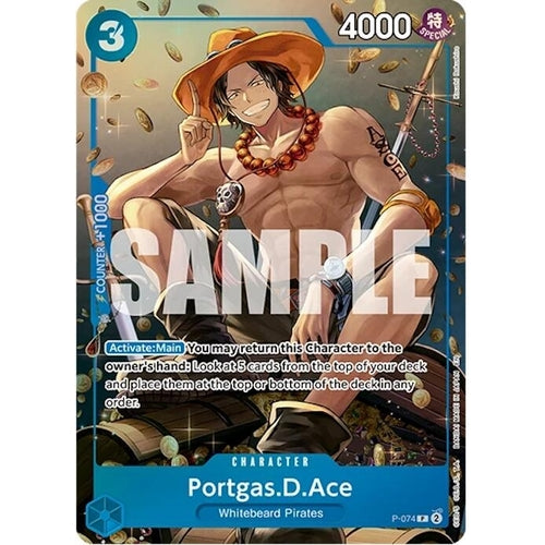 Image for Portgas.D.Ace (Tin Pack Set Vol. 2) (P-074) (One Piece Promotion Cards) - One Piece Card Game