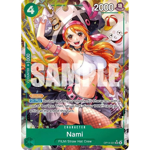 Image for Nami (Alternate Art) (OP14-031) (The Azure Sea's Seven) - One Piece Card Game