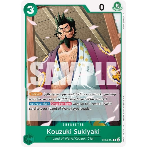 Image for Kouzuki Sukiyaki (EB04-014) (The Azure Sea's Seven) - One Piece Card Game