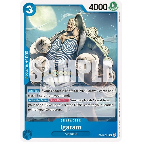 Image for Igaram (EB04-021) (The Azure Sea's Seven) - One Piece Card Game