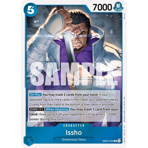 Image for Issho - EB04-022 (EB04-022) (The Azure Sea's Seven) - One Piece Card Game