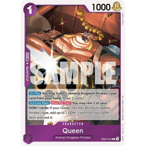Image for Queen (EB04-032) (The Azure Sea's Seven) - One Piece Card Game