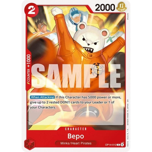 Image for Bepo (OP14-012) (The Azure Sea's Seven) - One Piece Card Game
