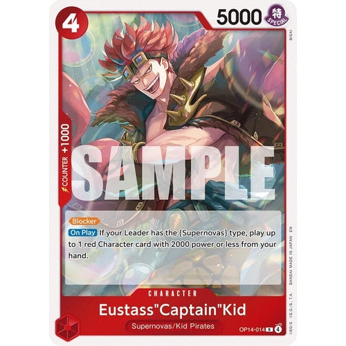 Image for Eustass"Captain"Kid - OP14-014 (OP14-014) (The Azure Sea's Seven) - One Piece Card Game